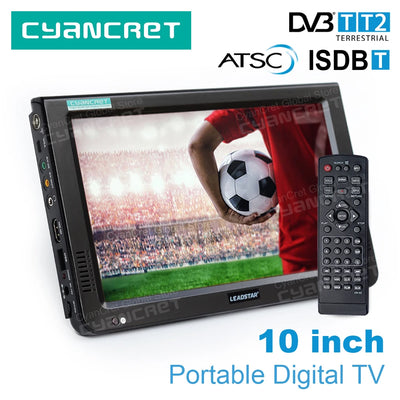 LEADSTAR D10 10inch HD Portable TV DVB-T2 ATSC ISDB-T tdt | SAMAG