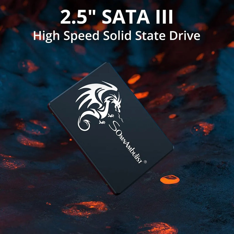 Original SomnAmbulist 120GB 240GB 480GB 960GB SSD SATA III 2.5 Internal Solid State Drive 3D NAND 550MB/s for PC Laptop Gaming