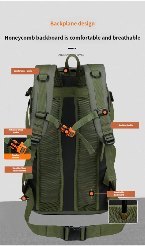 40L Travel Tactical Backpack Men Women Outdoor Cycling | SAMAG