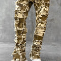 Men's Regular Fit Stacked Jeans Ripped Slim Patch | SAMAG