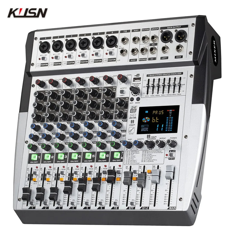 16 Channel 99 DSP Audio Mixer Console 8/12 Channel Professional Sound Mixing Console Soundcraft with Bluetooth USB