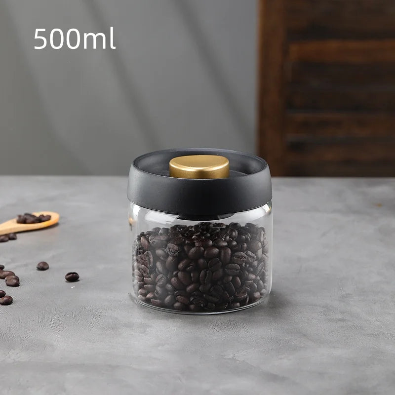 Manual Vacuum Sealed Coffee Jar High Borosilicate Glass - Visuel 7 | SAMAG