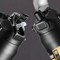 Outdoor Portable Thermos with Straw 304 Stainless Steel Thermal Mug Tumbler Cup Sports Vacuum Flasks Cold and Hot Water Bottle