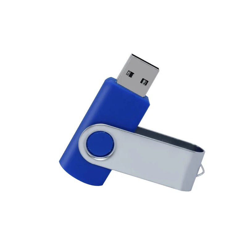 Флешка USB 32GB Flash Drive 16 Giga Memory Stick Metal Jump Swivel Pendrive Portable 64 128 GB 2.0 Pen - Visuel 12 | SAMAG
