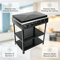 5 Burners Gas Stove, Portable Manual Ignition W/ Support | SAMAG