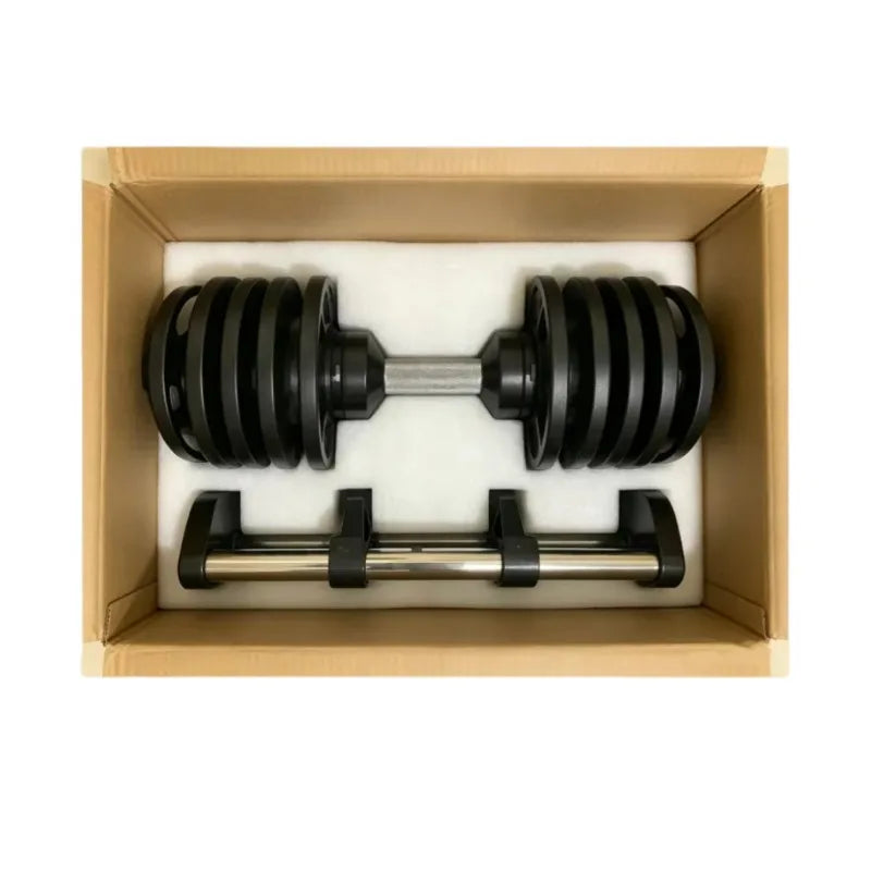 Heavy Duty Commercial Adjustable Electroplated Dumbbell | SAMAG