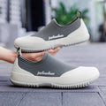 Fashionable Men's Shallow Mouth Anti-slip Rain Boots Short Tube Waterproof Rain Boots Fishing Spring Summer Autumn Rubber Shoes