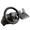Data Frog Dual Vibration Racing Steering Wheel 270 Rotation Game Driving Wheel with Pedal Gear Shifter for PS5 PS4 PC