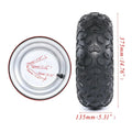 29" Go Kart DIY Drift Trike Rear Axle Kit+4x145/70- 6" Inch Wheel Tyre Rim+ Front Steering Assembly Tie Rod for Quad Buggy