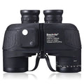 Boshile 10x50 Binoculars Built-in Compass Telescope Zoom Navigation Hunting Hiking Camping Big Eyepiece Waterproof Nitrogen Bak4