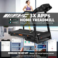 3.5HP Treadmill with Incline, 330 lb Capacity, Bluetooth - View 3 | SAMAG