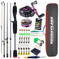 Sougayilang Baitcasting Fishing Rod and Reel Full Kit | SAMAG