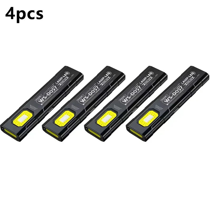 Multi Functional Work Light LED Magnetic Red Blue Flashing mini Outdoor Strong Light Super Bright Maintenance Light Flashlight
