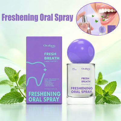 Freshening Mint Oral Spray Long-Lasting Breath Freshener | SAMAG