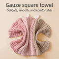Six-layer gauze square towel 30 * 30 newborn baby towel face towel saliva towel Baby Face Towel Wipe Burp Cloths Absorbent Musli
