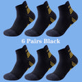 6 Pairs Marathon Running Socks Men Professional Sport | SAMAG