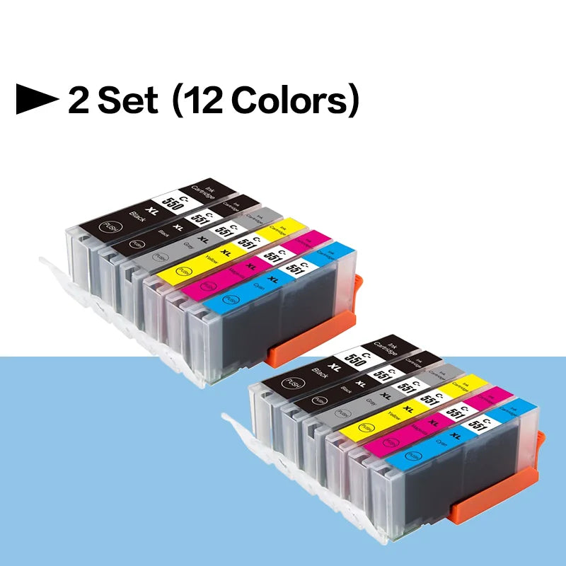 PGI-550 CLI-551 PGI550XL Compatible Ink cartridge - Visuel 15 | SAMAG