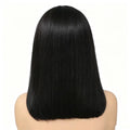 Chocolate Brown Bob Wigs 13x4 Lace Front Wig Bob Human Hair Brown Straight 200% Full Density Transparent Lace Frontal Wigs Bob Hair