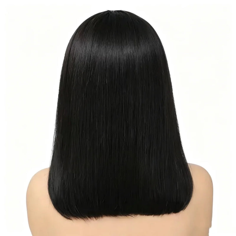 Chocolate Brown Bob Wigs 13x4 Lace Front Wig Bob Human Hair Brown Straight 200% Full Density Transparent Lace Frontal Wigs Bob Hair