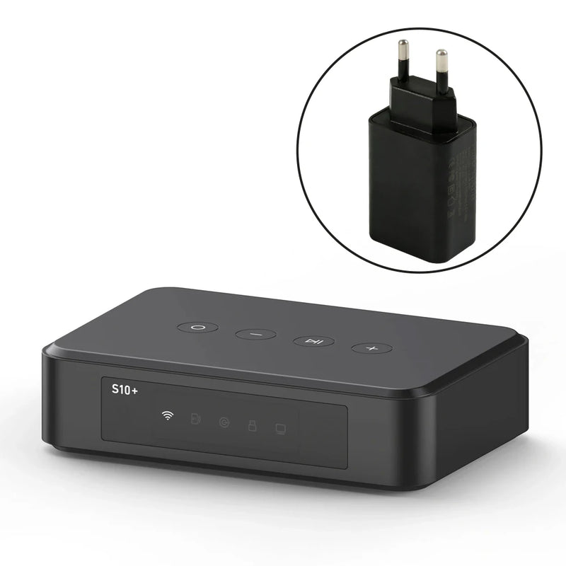 Arylic S10+ Wireless Music Streamer Bluetooth Audio Receiver 3.5mm Jack Aux for PC Multiroom PC Audio Jack Adapter
