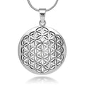 My Shape Flower of Life Mandala Necklace for Women Pendant Sacred Geometry Aesthetic Choker Fashion Jewelry Gifts Link Chain