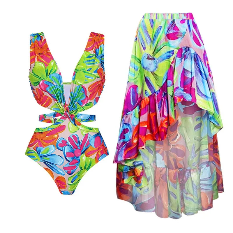 Sexy Bikini Set Women One Piece Swimsuit Swimwear Bathing | SAMAG