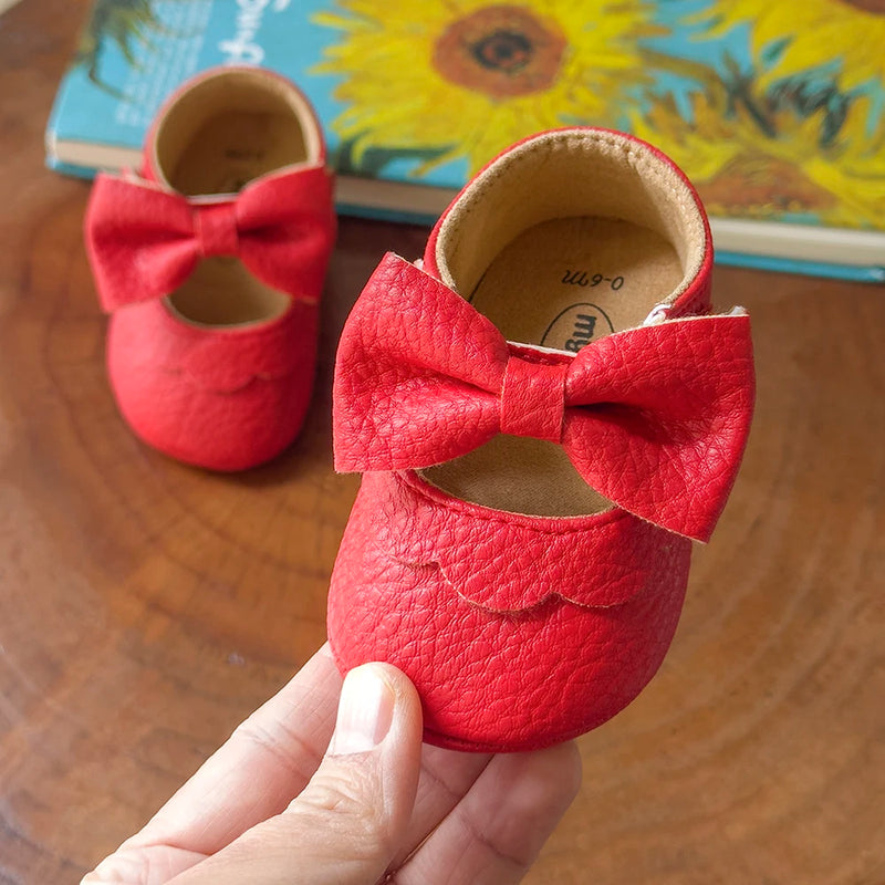 Baby Casual Shoes Infant Toddler Bowknot Non - slip Rubber - View 9 | SAMAG
