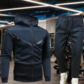 Men's Sporty Casual Set, Hooded Open Jacket and Sweatshirt for Spring and Autumn, Outdoor Sport Running and - View 4 | SAMAG