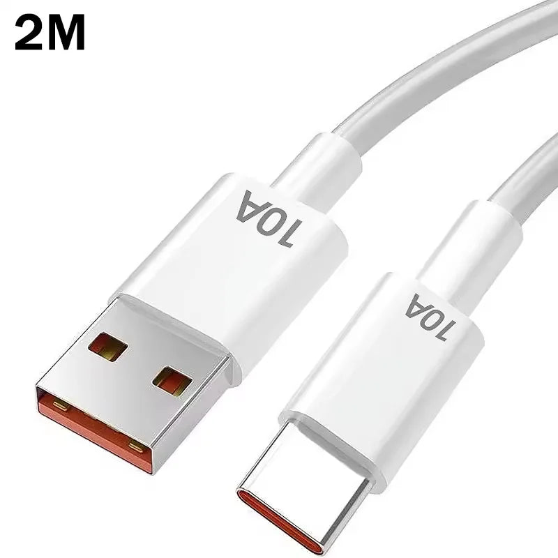 65W USB C GaN Charger 3 Ports Fast Charging Adapter 10A USB To Type C Data Cable PD USB QC3.0 Chargers for iPhone Samsung Xiaomi