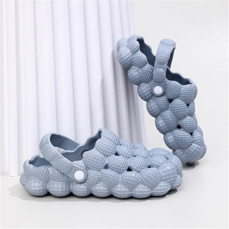 Comwarm Bubble Ball Women Sandals New Summer Women Clogs Garden Shoes House Massage House Slippers Closed Toe Anti-Slip Sandals