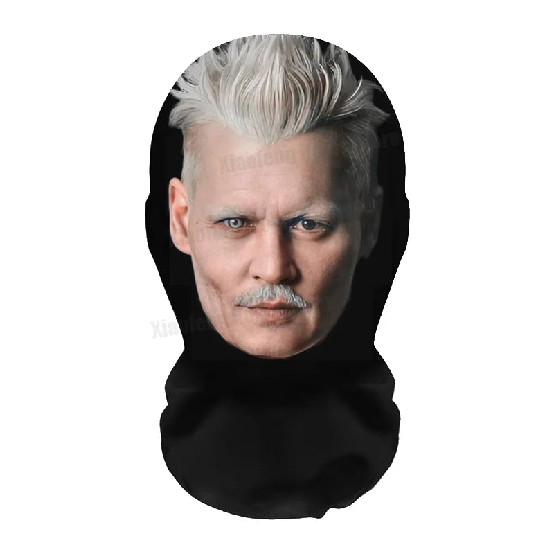 Realistic 3D Mask Full Face for Women Man Cosplay Accessories Mascaras Halloween Masquerade Mesh Headgear