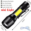 Rechargeable Flashlights High Power LED Tactical Flashlight Super Bright Handheld Hunting Torch Light for Emergency Hiking Fish