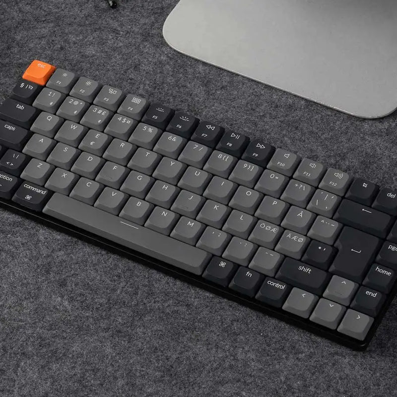 Keychron K3 V3 QMK Wireless Custom Mechanical Keyboard (ISO Layout) Low Profile Switch LSA Shine-through keycaps