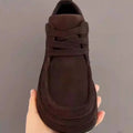 Men's Shoes Are Fashionable Brown Casual Shoes Made of Durable Suede Material Comfortable Walking Shoes Suitable for Daily Wear