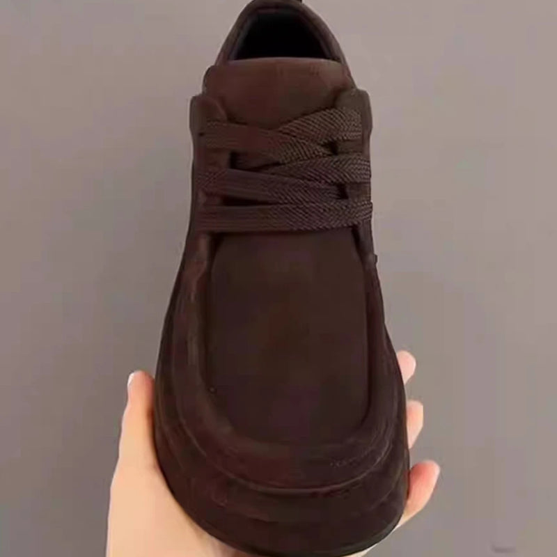 Men's Shoes Are Fashionable Brown Casual Shoes Made of Durable Suede Material Comfortable Walking Shoes Suitable for Daily Wear