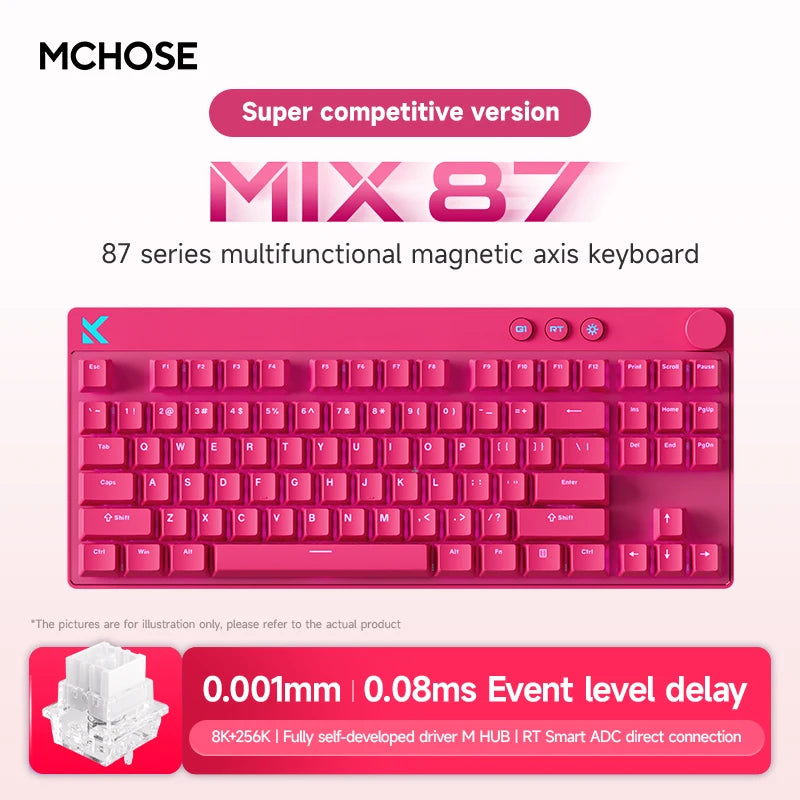 MCHOSE MIX87 Wired Gaming Keyboard Magnetic Swtich - Visuel 9 | SAMAG