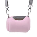 Pet Cage Cross Body Accessories Soft Practical House Travel Portable Squirrel Visible Mesh Hamster Carrier Bags Cylinder Design