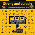 100%Original Battery Dewalt 18V 20V Power Tool Replace DCB200 Series Accessories Rechargeable Lithium - View 6 | SAMAG