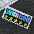 WANTED Motorcycle Sticker Vinyl Waterproof Decal Adaptable Motorcycle / Body / Helmet Motorcycle Decoration Accessories