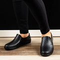 Men's Waterproof Non Slip Rain Shoes Low Cut Kitchen Work Shoes Soft Sole Outdoor Fishing Durable Rubber Shallow Water Shoes