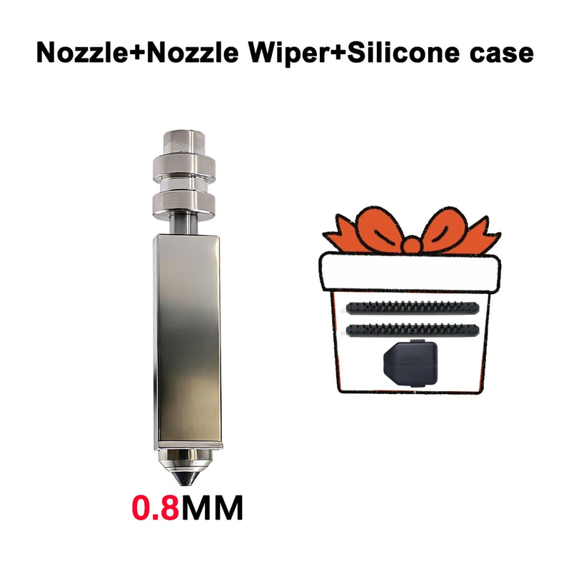 For Anycubic Kobra X Nozzle KX Bimetal 0.25/0.6/0.8/0.4mm - Visuel 18 | SAMAG