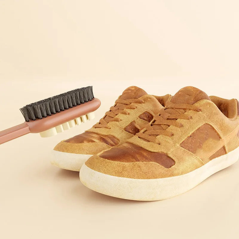 2-in-1 Eraser Scrub Cleaner for Suede Nubuck Shoes Suede Shoe Brush Rubber