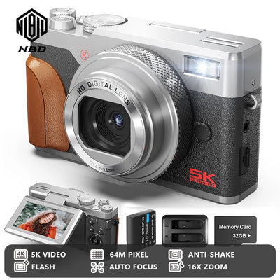NBD Digital Camera 56MP for Photography 4K 180°Flip | SAMAG