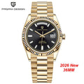2026 New DD36 Men's Watches PAGANI DESIGN Luxury Automatic Mechanical Watch Men AR Sapphire Glass Business Blue Wristwatch Men ST16 Movt Clock Local Delivery