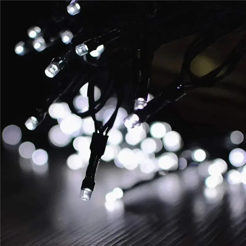 LED Solar Lights Outdoor Waterproof Fairy Garland Lights Christmas Party Halloween Decorations Solar Lights Garden Decoration