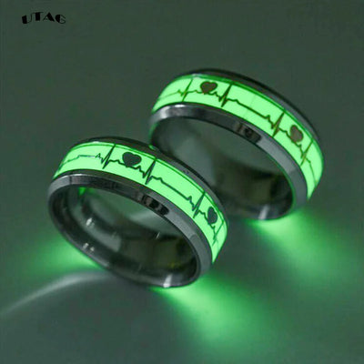 Fashion Stainless Steel Luminous Finger Ring For Women | SAMAG