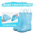 Evshine Rain Boots For Children Fashion Cute Rubber Boots Boys And Girls Waterproof Rain Boots Lovely Cartoon Kids Rain Boots