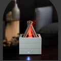 280ml Flame Aroma Diffuser USB Air Humidifier Colorful Atmosphere Light and Remote Control Bonfire Essential Oil Aroma Diffuser