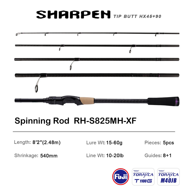 PURELURE SHARPEN Travel Soft Lure Long Spinning | SAMAG