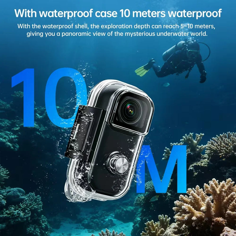 Mini 4K Action Camera Hands-Free Body Camcorder Portable Video Recorder for Cycling & Outdoor Adventures